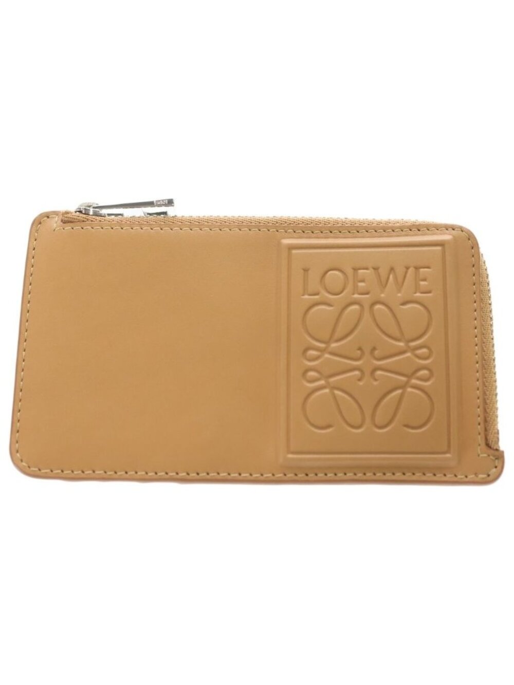 Loewe Coin Card Holder Satin Calf Brown